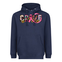 Navy brave cancer awareness ribbon Heavyweight Hoodie - JahusDesignShop