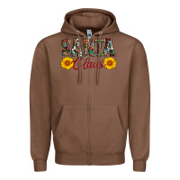 Chestnut santa claus Zipper Hoodie - AdoDesignShop