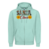 Seafoam santa claus Zipper Hoodie - AdoDesignShop
