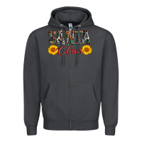 Smoke santa claus Zipper Hoodie - AdoDesignShop