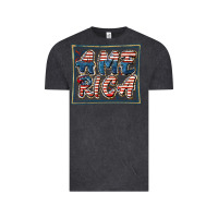 Vintage Black America Vintage Tee - FaDigitalArtStudio