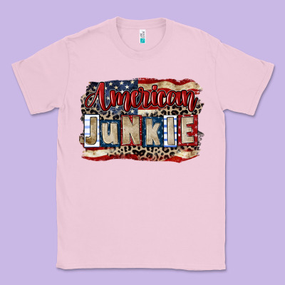 American Junkie 4th Of July Classic Tee Designed By Cowgirlartshop