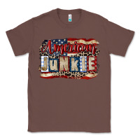 Chestnut American junkie 4th of july Classic Tee - CowGirlArtShop