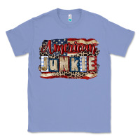 Colony Blue American junkie 4th of july Classic Tee - CowGirlArtShop