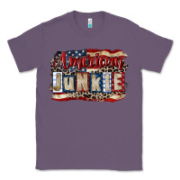 Lavender American junkie 4th of july Classic Tee - CowGirlArtShop