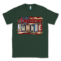 Sports Green American junkie 4th of july Classic Tee - CowGirlArtShop