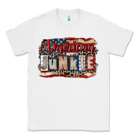White American junkie 4th of july Classic Tee - CowGirlArtShop