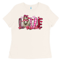 Bone valentines day love horse Ladies Tee - OliviaCreatesArt