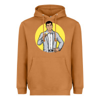 Meerkat sterling archer Heavyweight Hoodie - DesigneFamous