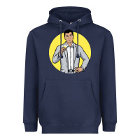 Navy sterling archer Heavyweight Hoodie - DesigneFamous