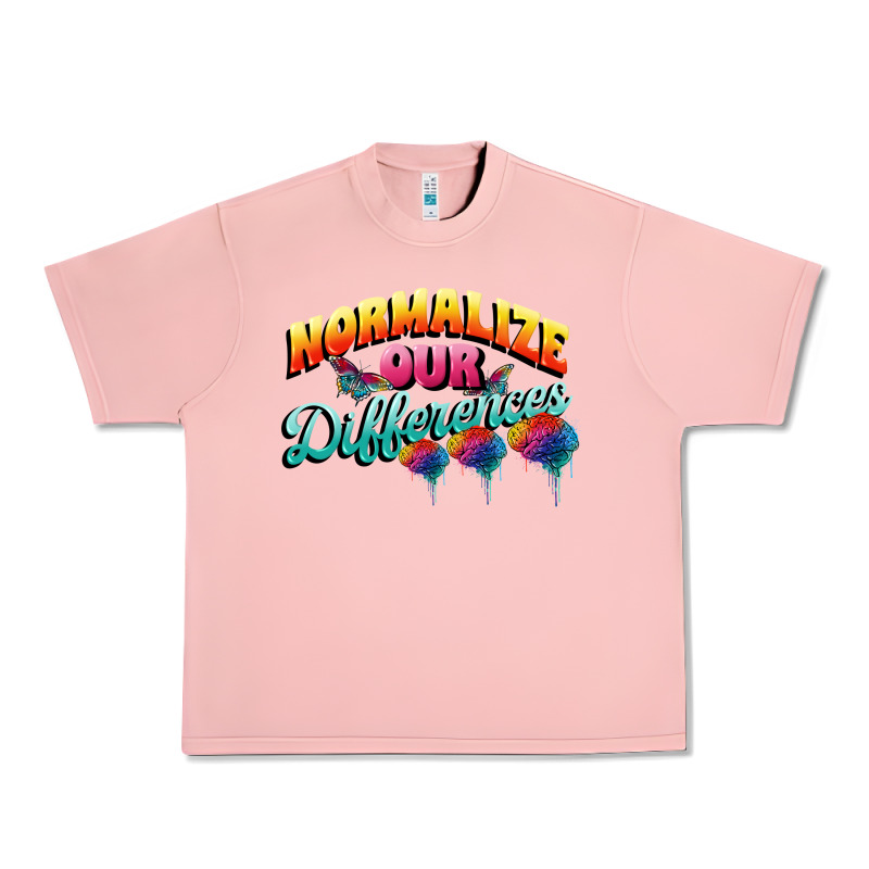 Normalize Our Differences Autism Urban Heavy Tee by FaDigitalArtStudio | Teevron