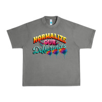 Tornado Normalize our differences Autism Urban Heavy Tee - FaDigitalArtStudio