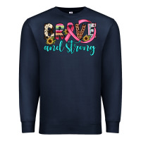 Navy brave and strong Premium Sweatshirt - JahusDesignShop