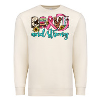 Sandshell brave and strong Premium Sweatshirt - JahusDesignShop