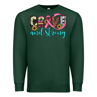 Sports Green brave and strong Premium Sweatshirt - JahusDesignShop