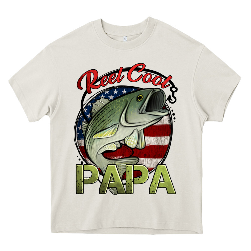 Reel Cool Papa Fishing Heavy Core Tee by Jasminsmagicworld | Teevron