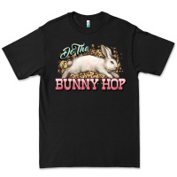 Black Do the Bunny hop Easter Day Premium Tee - HowdyJamesFarm