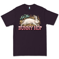 Plum Do the Bunny hop Easter Day Premium Tee - HowdyJamesFarm