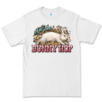 White Do the Bunny hop Easter Day Premium Tee - HowdyJamesFarm