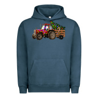 Pigment Midnight Navy christmas farm Urban Hoodie - RanaPortraitStore
