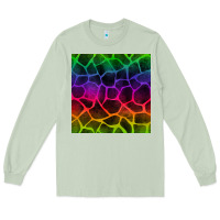 Matcha colorful giraffe seamless pattern Long Sleeve Tee - BundleAndBundleShop