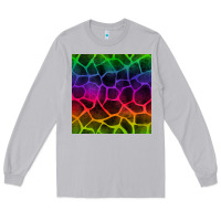 Moon Dust colorful giraffe seamless pattern Long Sleeve Tee - BundleAndBundleShop