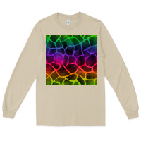 Mushroom colorful giraffe seamless pattern Long Sleeve Tee - BundleAndBundleShop