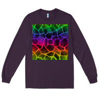 Plum colorful giraffe seamless pattern Long Sleeve Tee - BundleAndBundleShop