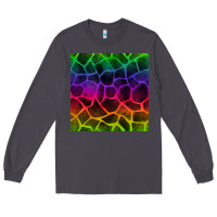 Smoke colorful giraffe seamless pattern Long Sleeve Tee - BundleAndBundleShop