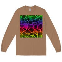 Toasted Coconut colorful giraffe seamless pattern Long Sleeve Tee - BundleAndBundleShop