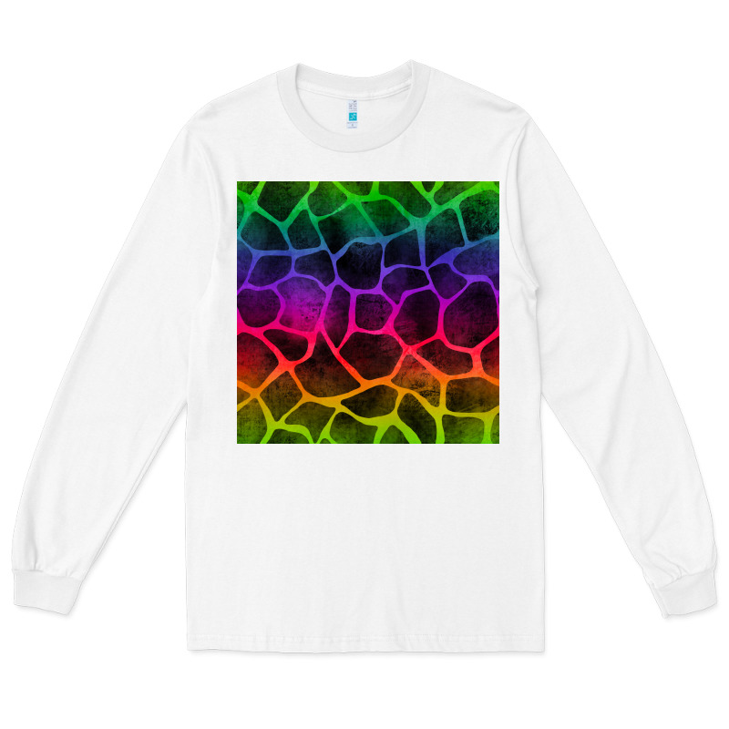 Colorful Giraffe Seamless Pattern Long Sleeve Tee by BundleAndBundleShop | Teevron