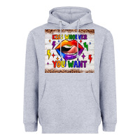 Heather Grey kiss whoever you want tumbler Heavyweight Hoodie - JahusDesignShop