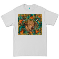 Dove Grey fall highland cow tumbler Premium Tee - RanaPortraitStore