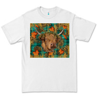 White fall highland cow tumbler Premium Tee - RanaPortraitStore