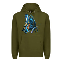 Black Shallowtail Premium Hoodie | Teevron