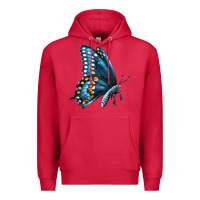 Cardinal Black Shallowtail Premium Hoodie - LillyAllenDesigns
