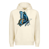Sandshell Black Shallowtail Premium Hoodie - LillyAllenDesigns