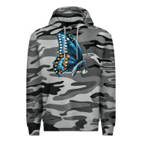 Slate Camo Black Shallowtail Premium Hoodie - LillyAllenDesigns