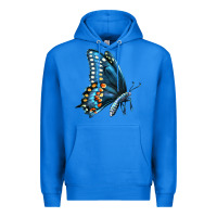 True Royal Black Shallowtail Premium Hoodie - LillyAllenDesigns