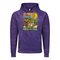 Cloud Purple If Was A Cowgirl I'd Be Wild And Free Vintage Hoodie - FaDigitalArtStudio