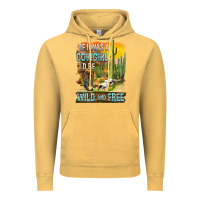 Vintage Mustard If Was A Cowgirl I'd Be Wild And Free Vintage Hoodie - FaDigitalArtStudio