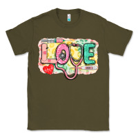 Army Green Love Nursing leopard Classic Tee - CowGirlArtShop