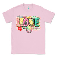 Bubblegum Pink Love Nursing leopard Classic Tee - CowGirlArtShop
