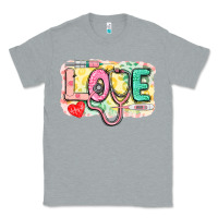 Heather Grey Love Nursing leopard Classic Tee - CowGirlArtShop