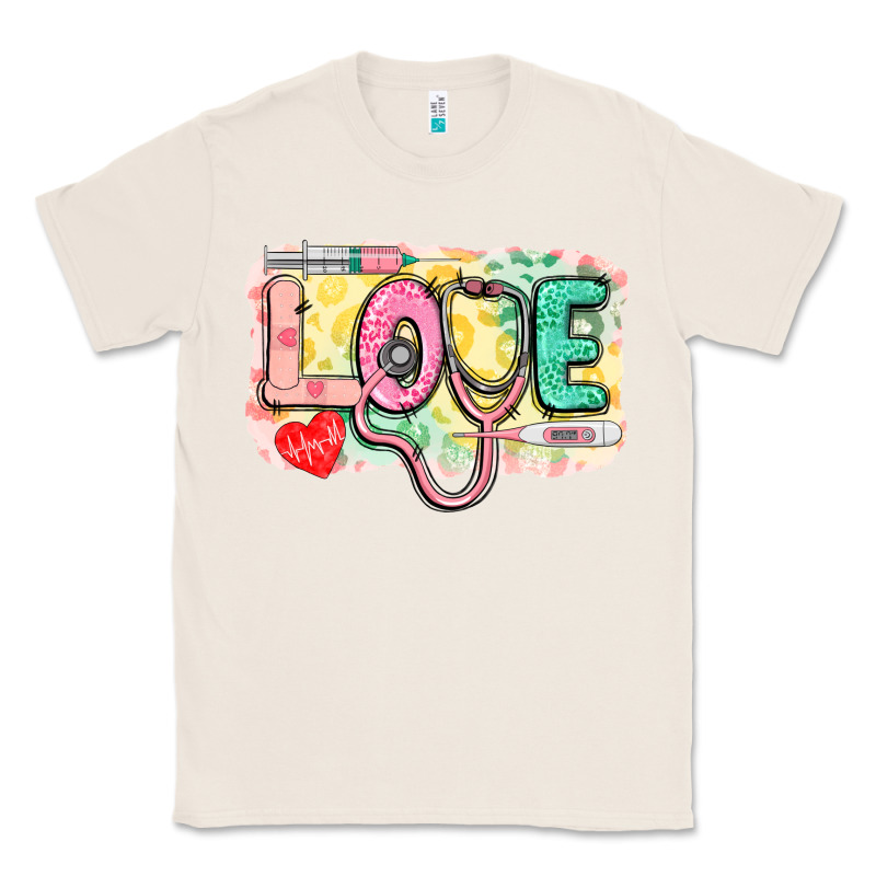 Love Nursing Leopard Classic Tee by CowGirlArtShop | Teevron