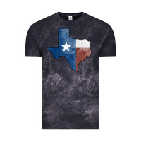 Cloud Black Texas Watercolor Map Vintage Tee - Jasminsmagicworld