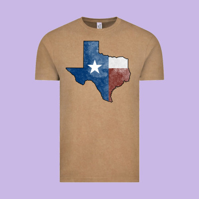Texas Watercolor Map Vintage Tee Designed By Jasminsmagicworld