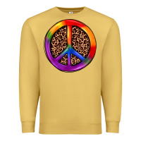 Antique Gold peace sign pride Premium Sweatshirt - JahusDesignShop
