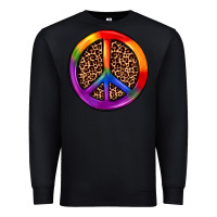 Black peace sign pride Premium Sweatshirt - JahusDesignShop