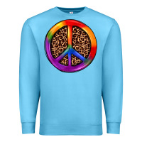 Ocean Blue peace sign pride Premium Sweatshirt - JahusDesignShop
